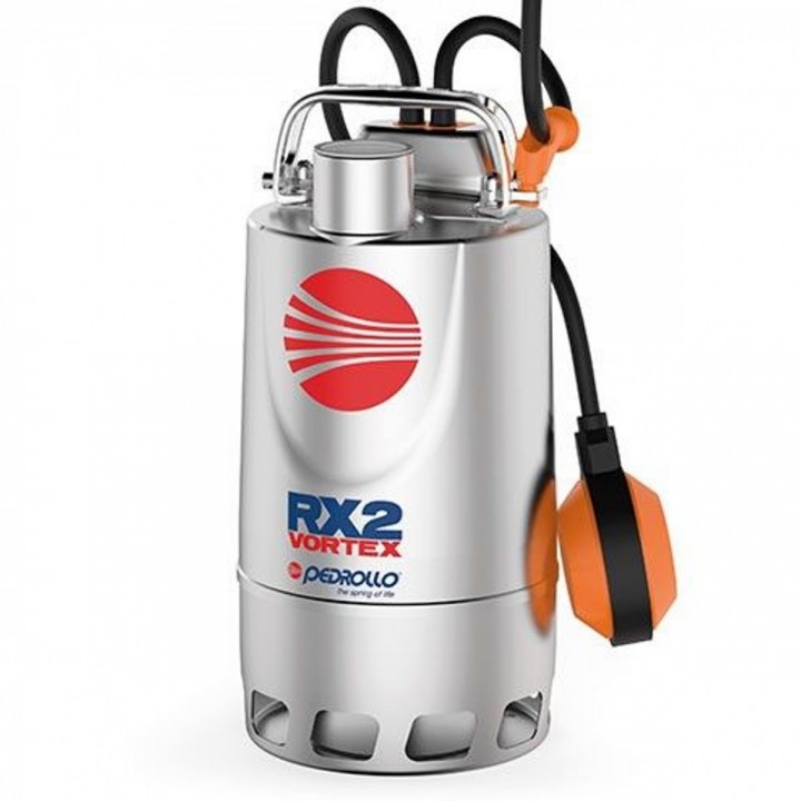 RX 2/20 VORTEX 0,37kW pompa zatapialna do brudnej wody Pedrollo